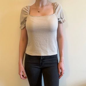 H&M puff sleeve top